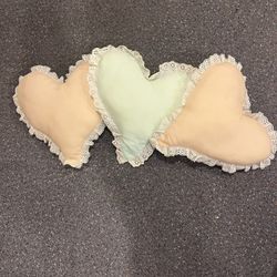 Pastel Heart Shape pillows