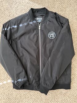 Black CRSSD Bomber Jacket