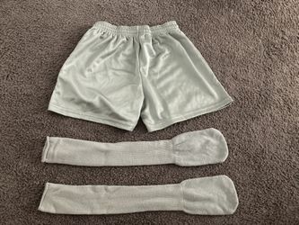 Youth Small Soccer shorts And Matching Soccer Socks