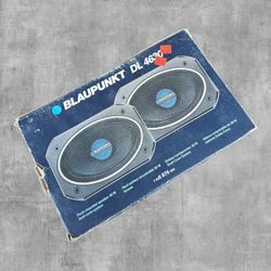 NOS Blaupunkt DL 4630 Vintage Car Speakers West Germany 4x6 Porsche BMW 911 E30