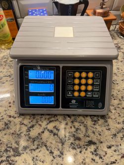 Water-proof counter top scale