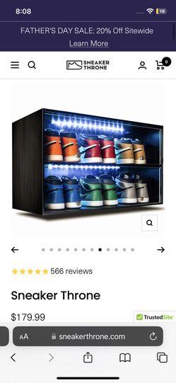 Sneaker Throne/ Sneaker Display Cases