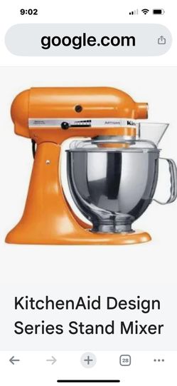 Kitchen Aid Mixer. Orange