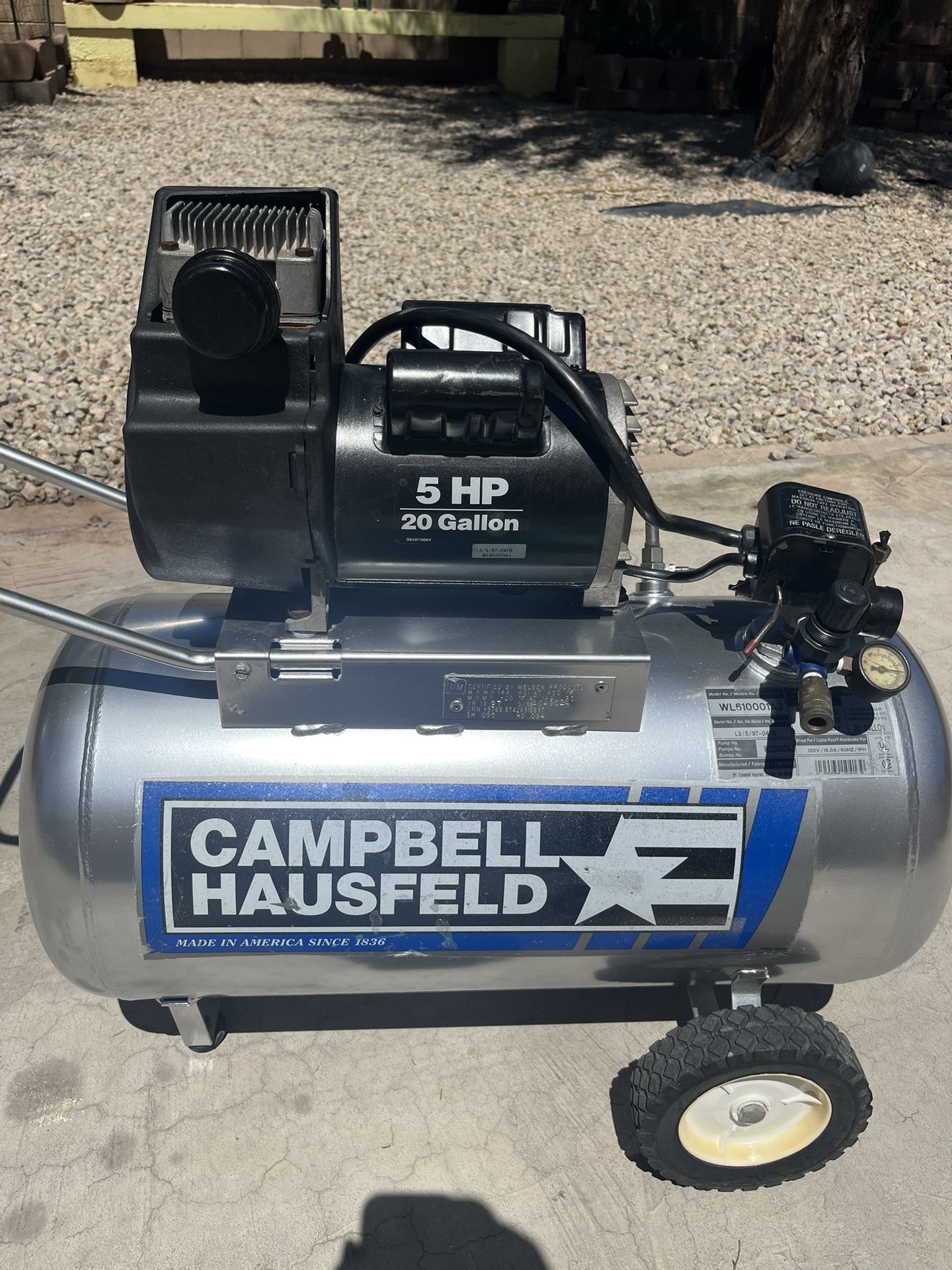 Air Compressor 20 Gallons