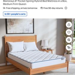 Queen Mattress Mainstays 8”