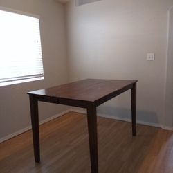 Solid Wood Table & Leaf