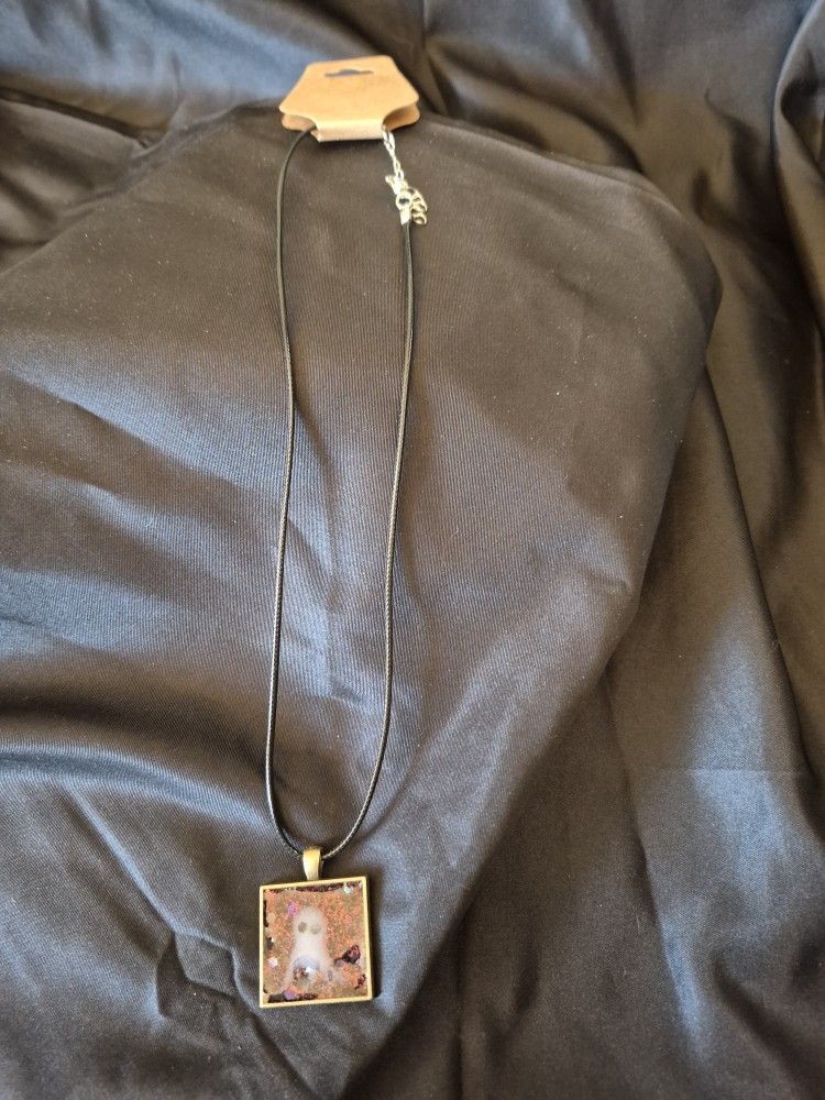 Ghost Resin Necklace