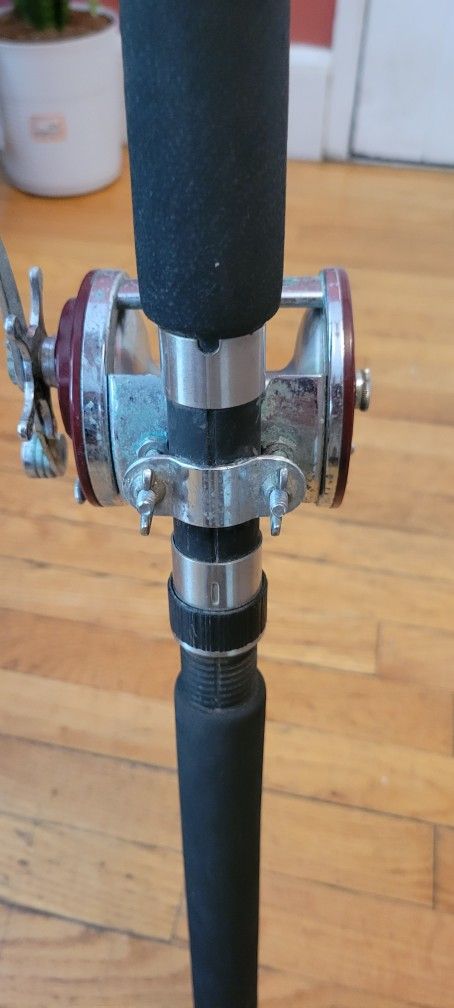 vintage Penn Senator Reel And Pole