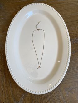  Marleylilly VA State Shape Silver Necklace