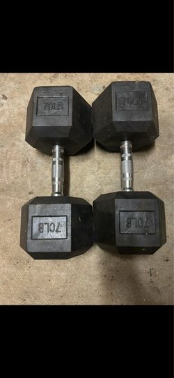 70 lbs Dumbbell pair