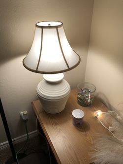 White Ceramic Lamp