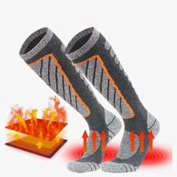  1 Snow Socks for Men/Women,Quick Drying Sports Outdoor Hiking Socks, Terry Cloth Towel Bottom Snow Socks  Each is 7$   New sealed packaging  Pick up 
