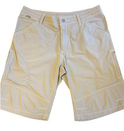 Kuhl Born In The Mountains Hiking Cargo Green Stretch Shorts Men's Size 38