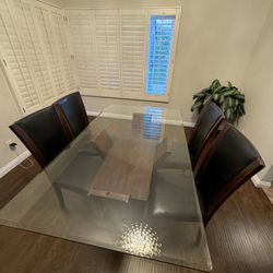 Glass Dining Table 