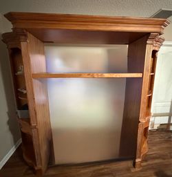 Wynwood wooden entertainment center