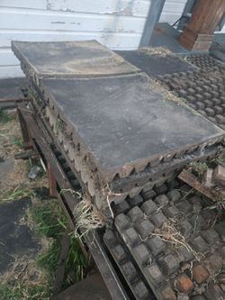 Heavy duty rubber squares