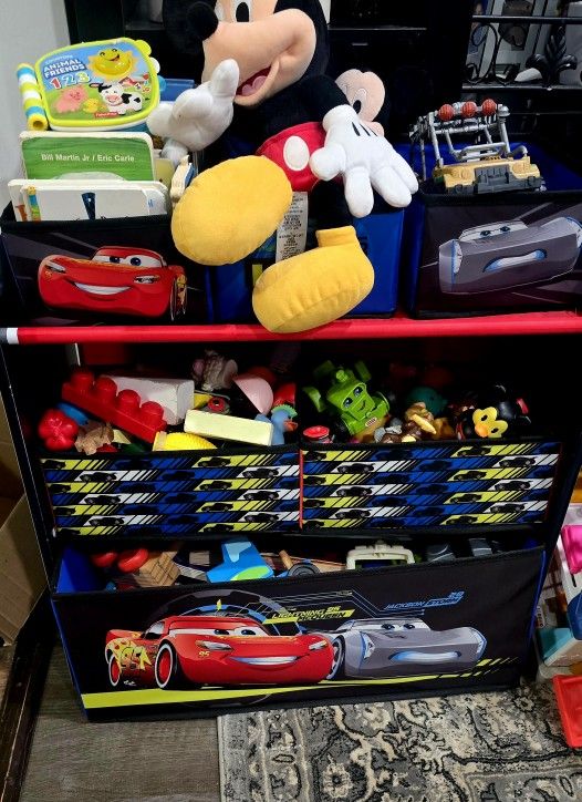 Lightning McQueen Toy Storage