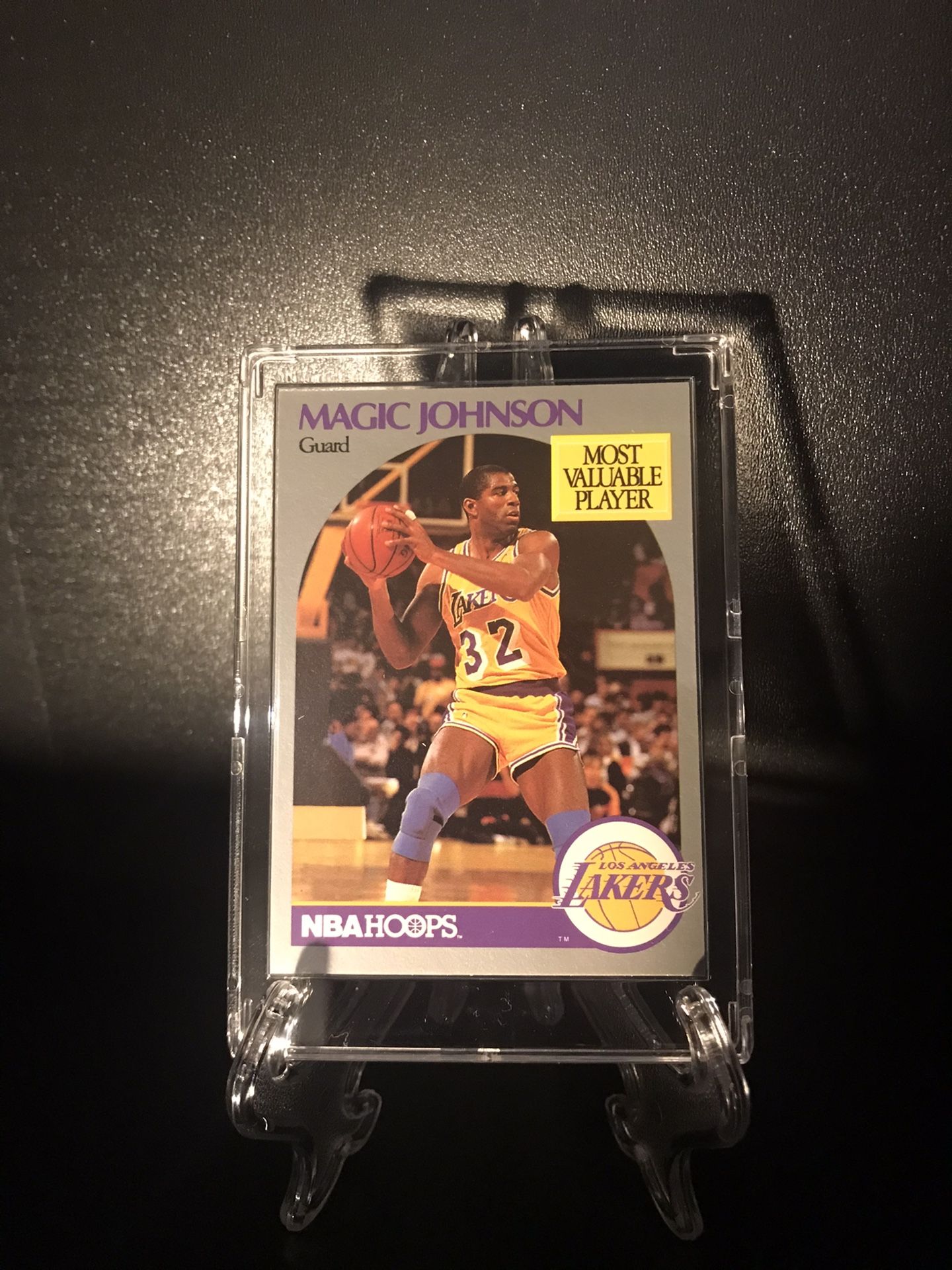 NBA Hoops Magic Johnson Most Valuable Player Card
