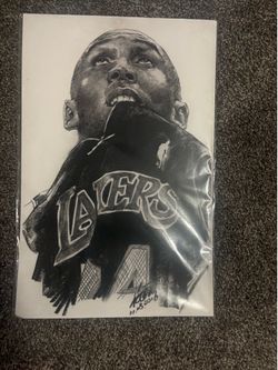 Kobe Bryant Portrait 2 Feet Tall