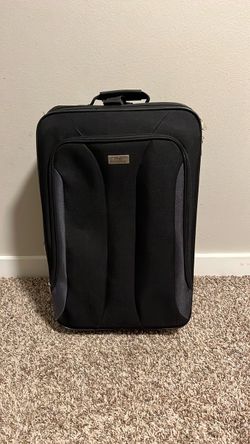 Protege Black Rolling Luggage Suitcase