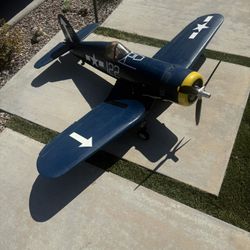 Large Scale Vintage RC WWll Corsair Fighter 