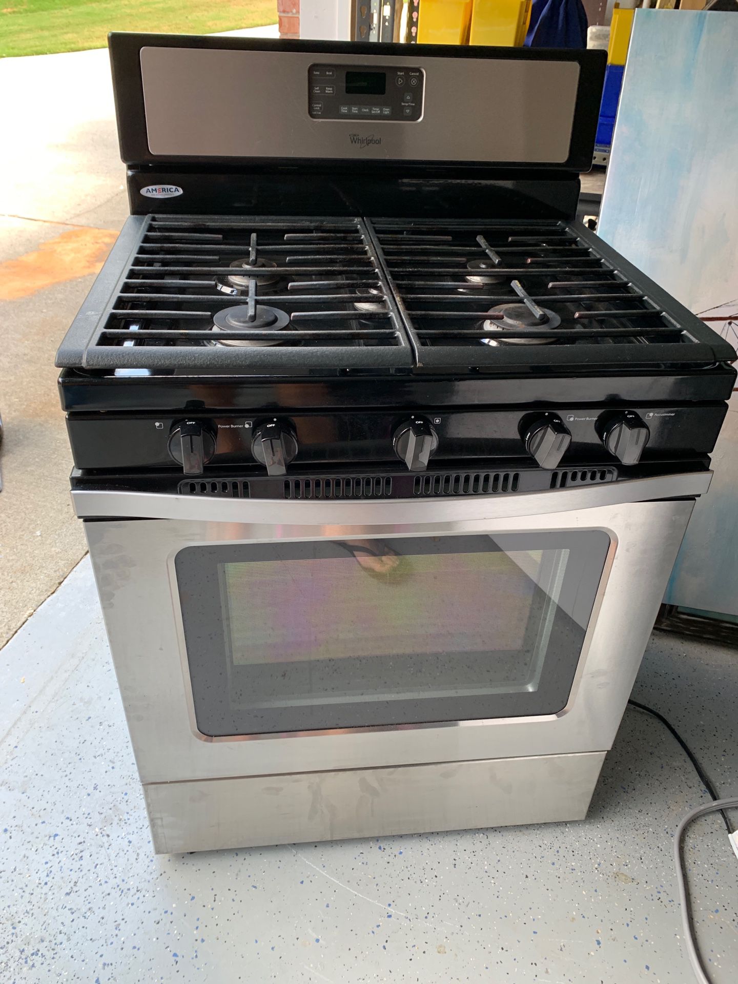 Whirlpool Gas stove/oven