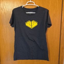 Assault Industries Dark Gray Graphic Logo Short Sleeve women's T-Shirt XL