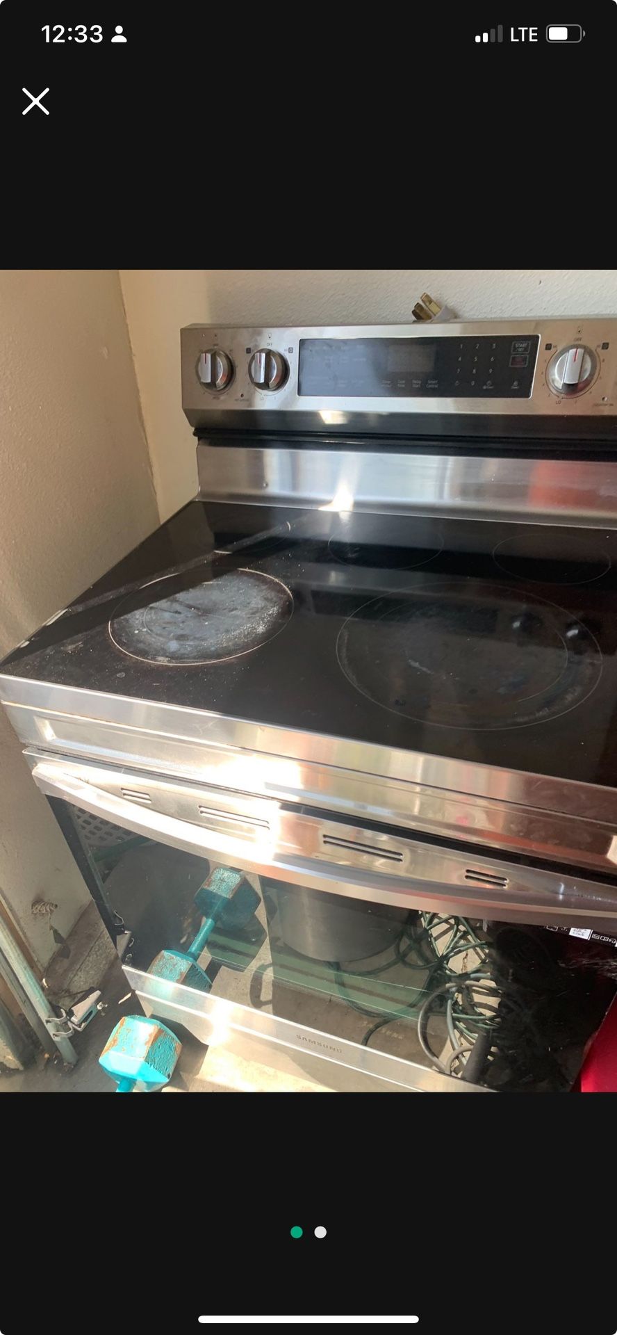 Electric Samsung Stove Top Burners Work But Oven Needs Fixing Only 3 Yrs Old Free To Someone Tht Needs It