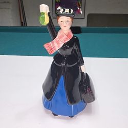 Disney's Mary Poppins Ceramic Figurine, Vintage Walt Disney (No Umbrella)