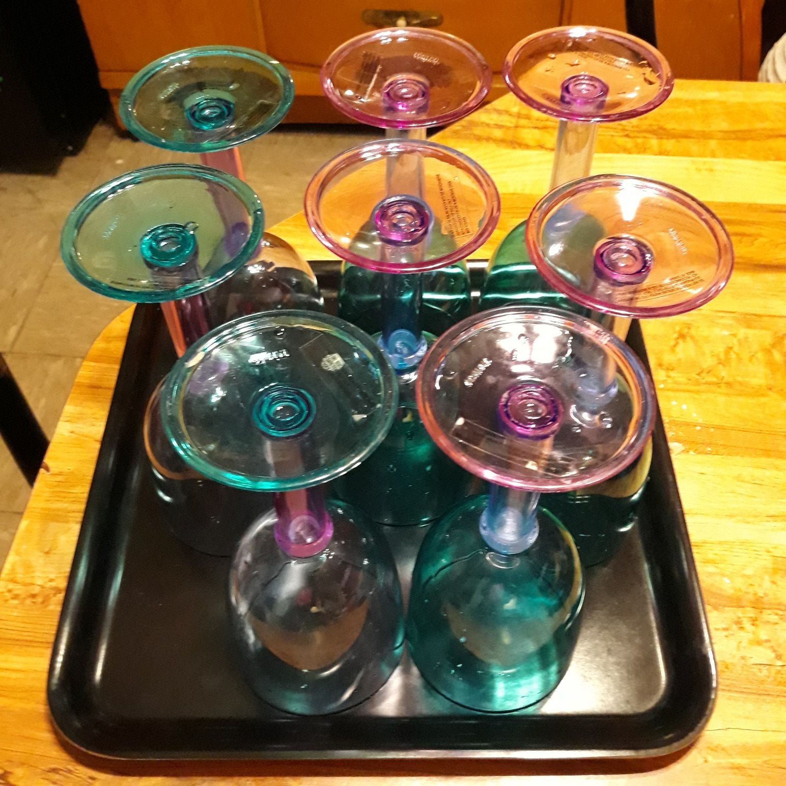 Decorative drinking cups plastic