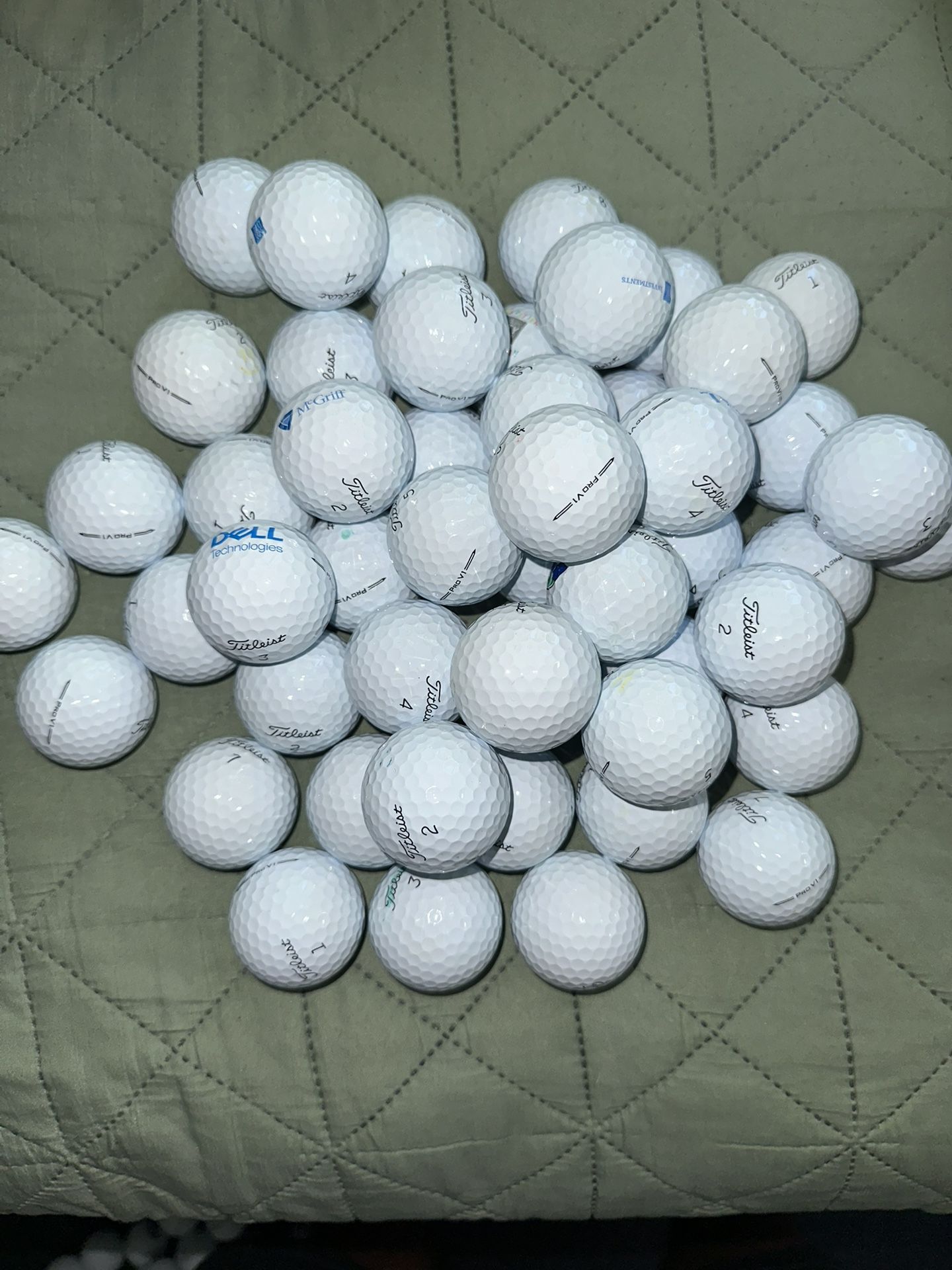 50 2024 Titleist Pro V1 Golf Balls
