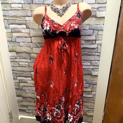 Sexy Red Summer Dress