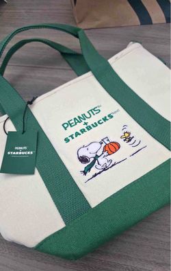 Snoopy x Starbucks tote bag