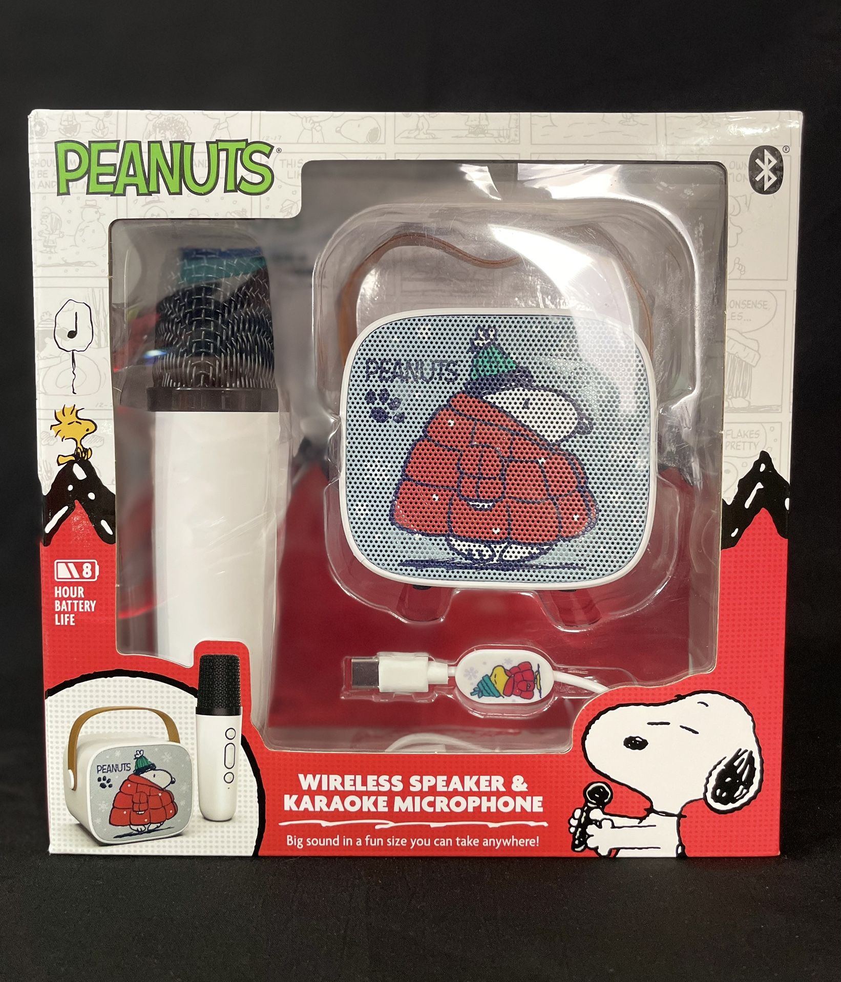 Peanuts Snoopy Wireless Speaker & Microphone Set