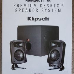 Klipsch 2.1 THX Speaker System 200W + Subwoofer