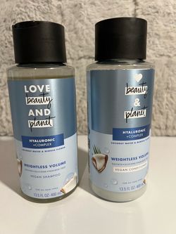 New unopened Love Beauty and Planet Shampoo & Conditioner Set