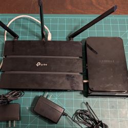 TP-Link WiFi Router And  Netgear Modem 