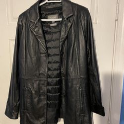 Vintage Wilson's Leather Black Leather Jacket