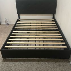 Queen Bed Frame With 4 Storage Drawers