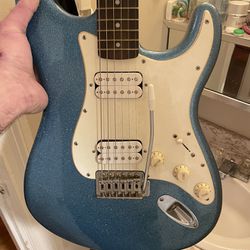 Fender  Electric Guitar And Amp 