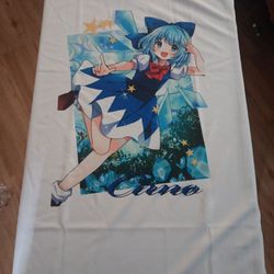 This is a white Touhou Project Cirno 11-2 T-shirt. 