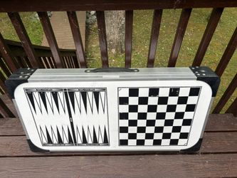 Vintage Coleman Exponent Portable Camping Kitchen with Game Table Top
