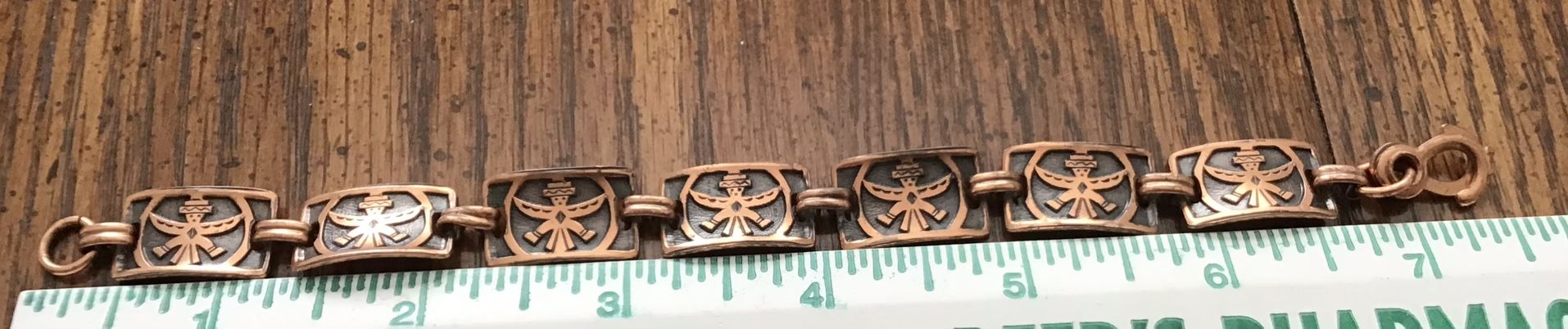 Copper Kachina Bracelet 
