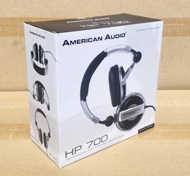 American Audio Professional DJ Or Studio Headphones 1/4" Adapter Carrying Pouch HP-700 🚨 Payment Options Available 🚨 No Credit Needed 🚨 