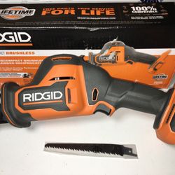 NEW Ridgid R8648 One-Handed Reciprocating Saw Brushless Tool Only