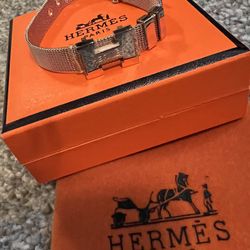 Rose Gold Belt Buckle Bracelet With Box 