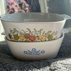 Corning Ware L'Echalote La Marjolaine Spice of Life 7  Dish A-3-B