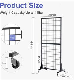 Metal Gridwall Panel Display Stands