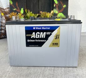 West Marine Premium AGM Group 31 Battery 105Ah