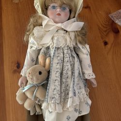 14 Inch Porcelain Doll